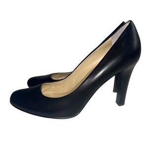 Lauren by Ralph Lauren Zamora Pump Women's High Heel - Size 8B- Black Leather